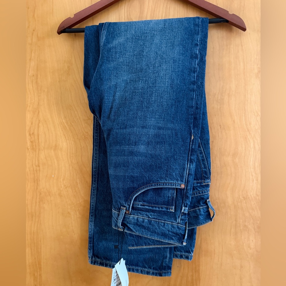 Zara Men's Deep Blue Straight Jeans